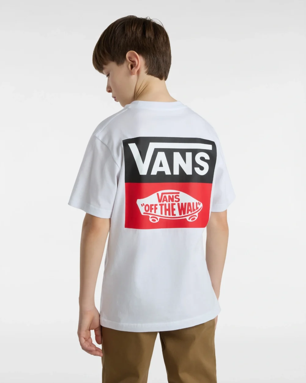 VANS - טי שירט נוער Og Logo – V00GDGWHT – white – 2