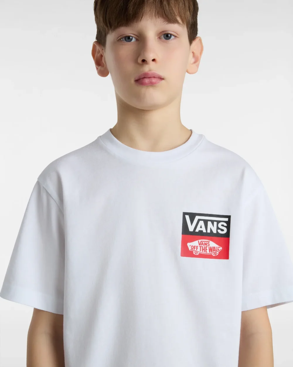 VANS - טי שירט נוער Og Logo – V00GDGWHT – white – 3