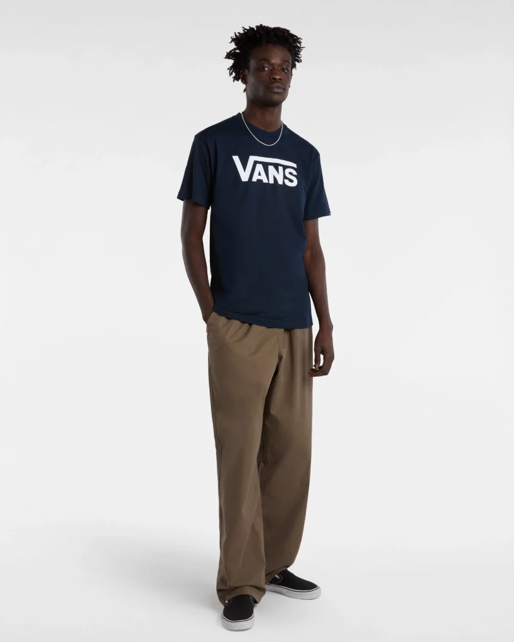 VANS - טי שירט Classic – VGGGNAV – navy-white – 2