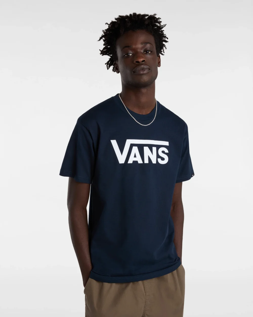 VANS - טי שירט Classic – VGGGNAV – navy-white – 4