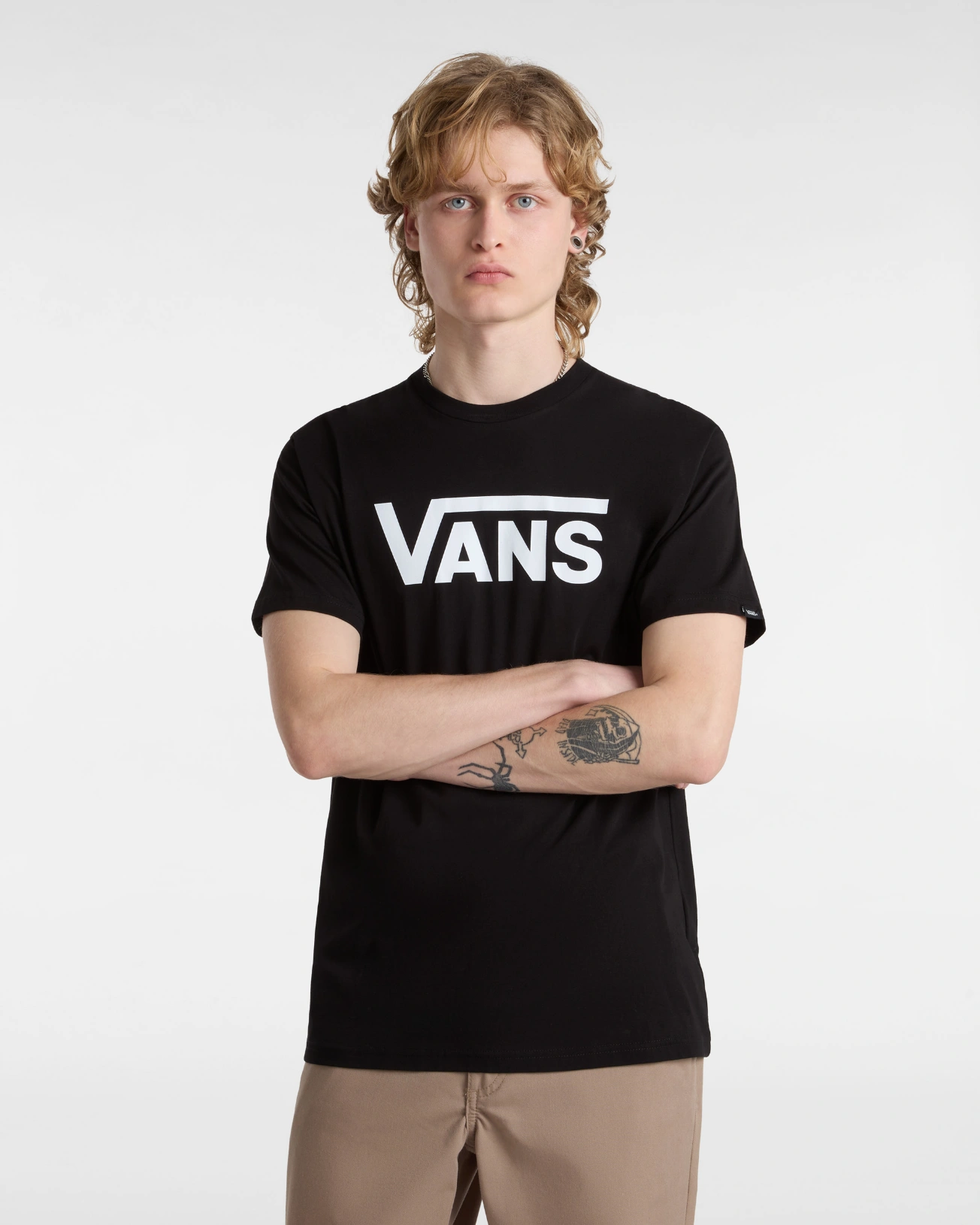 VANS - טי שירט Classic – VGGGY28 – black-white – 1