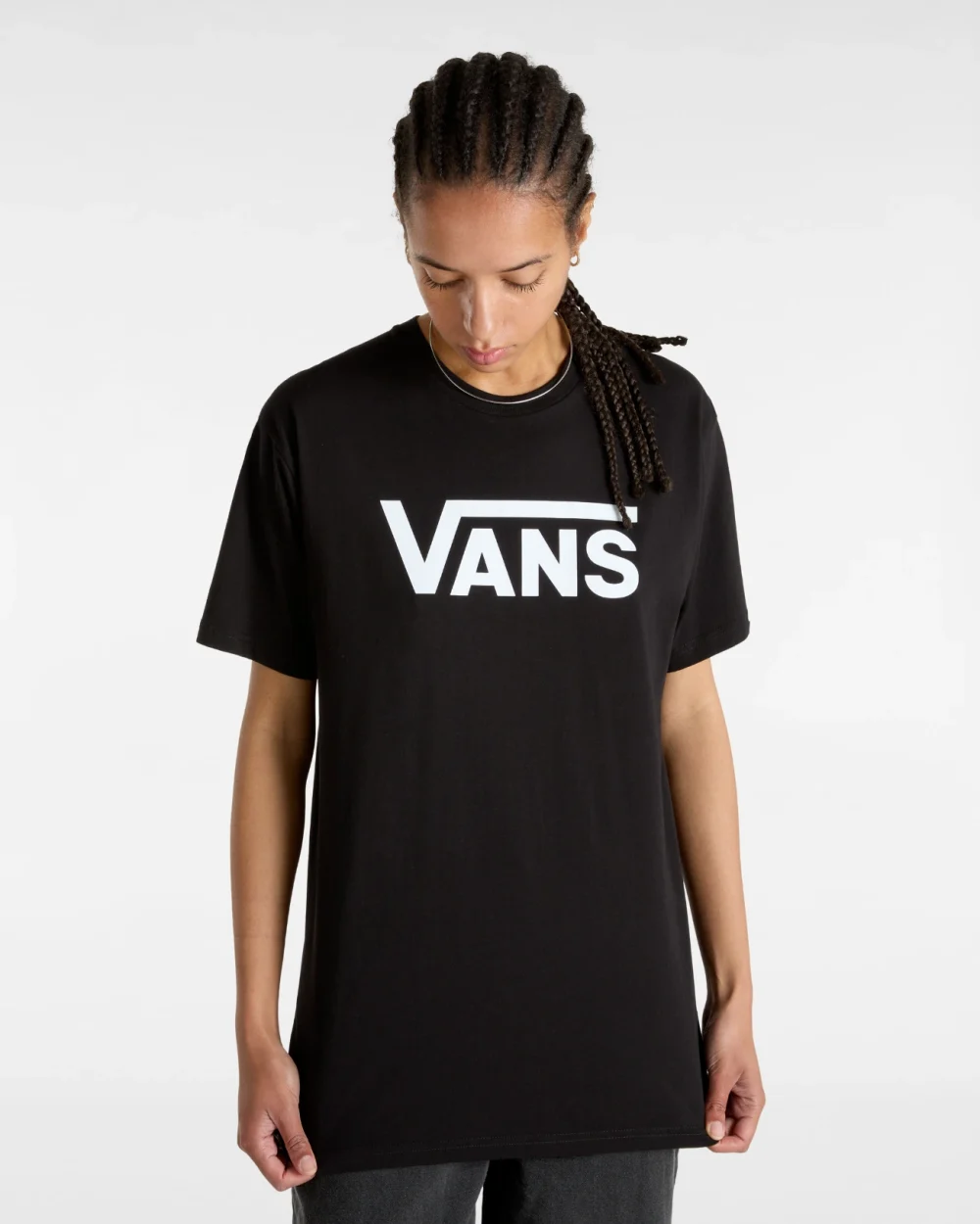 VANS - טי שירט Classic – VGGGY28 – black-white – 4