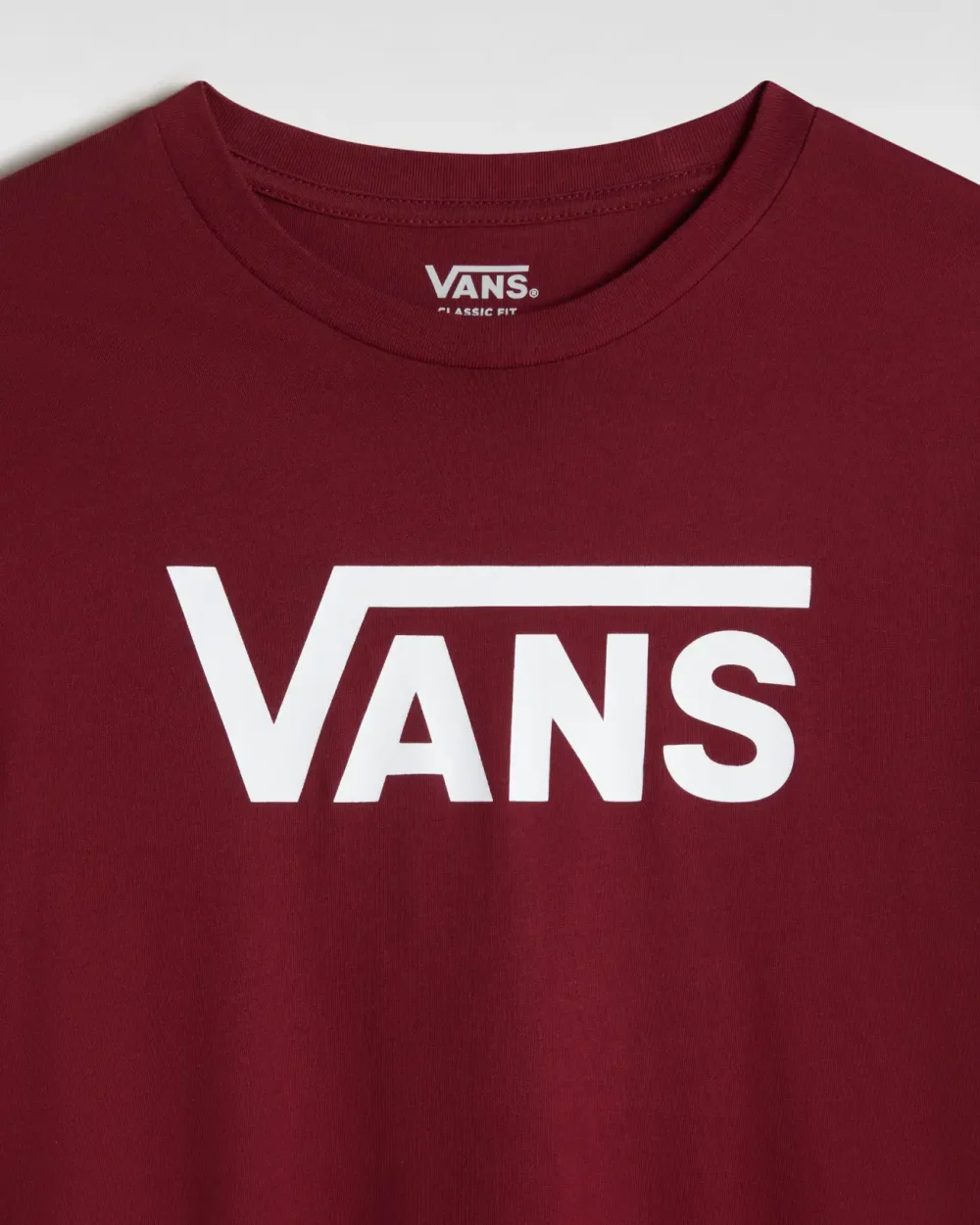 VANS - טי שירט Classic – V00GGGZ28 – burgundy-white – 9
