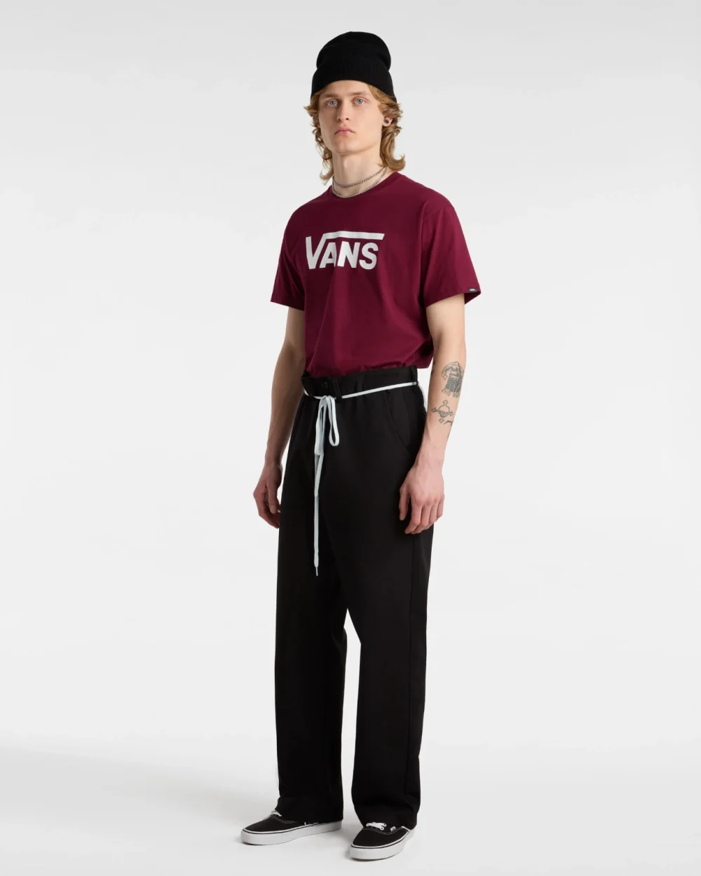 VANS - טי שירט Classic – V00GGGZ28 – burgundy-white – 2
