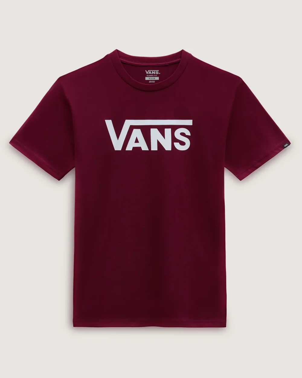 VANS - טי שירט Classic – V00GGGZ28 – burgundy-white – 8