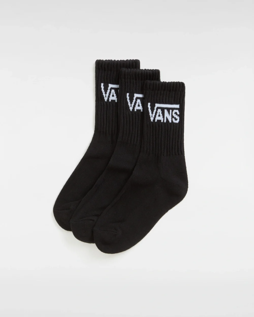 VANS - מארז 3 גרביים Classic Crew – V00GNKBLK – black – 1