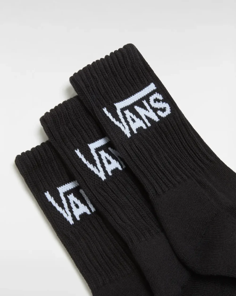 VANS - מארז 3 גרביים Classic Crew – V00GNKBLK – black – 2