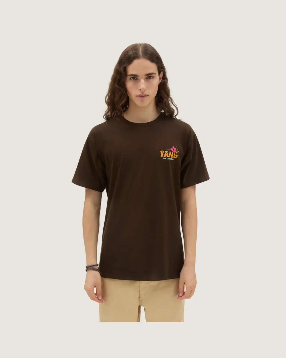 VANS - טי שירט Skv Peace Palm – V00GWZ3N1 – demitasse – 2