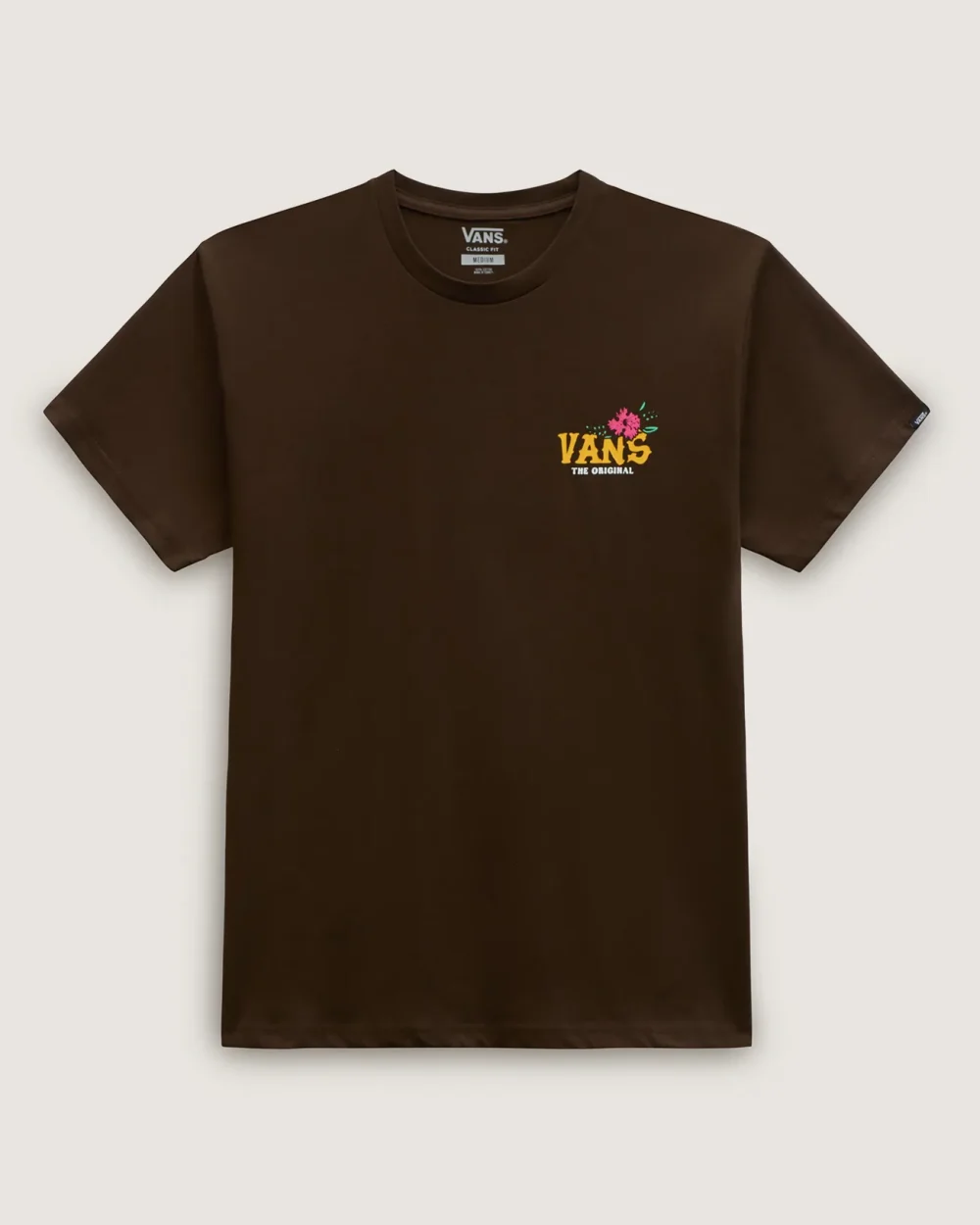 VANS - טי שירט Skv Peace Palm – V00GWZ3N1 – demitasse – 4