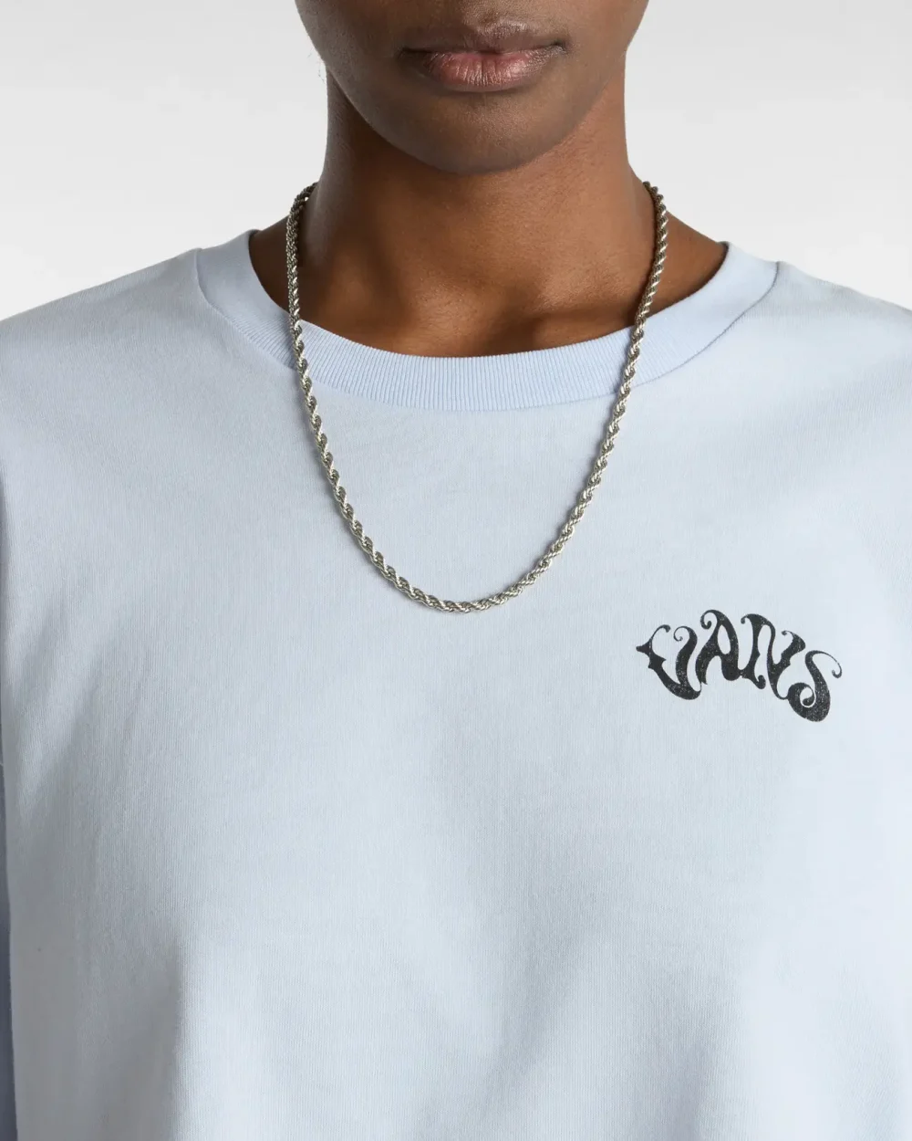 VANS - טי שירט Vexed Relax Crop – V00H0NCHA – halogen-blue – 3