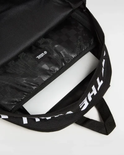 VANS - תיק גב Old Skool – V00H4WY28 – black-white – 4