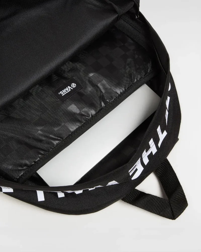 VANS - תיק גב Old Skool – V00H4WY28 – black-white – 4