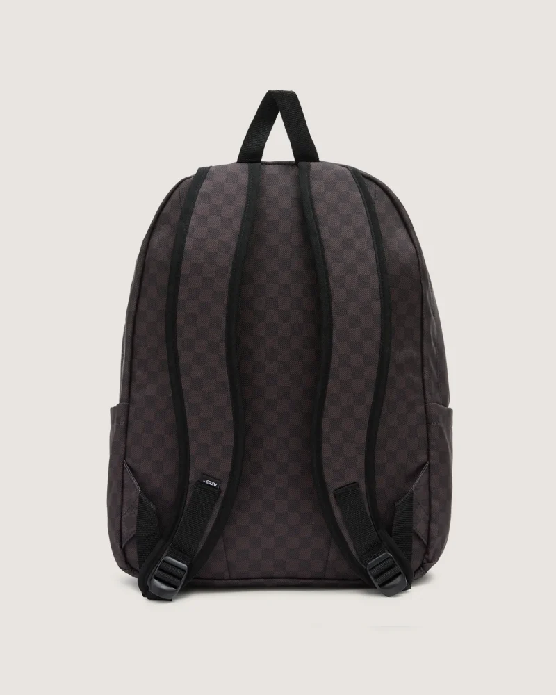 VANS - תיק גב Old Skool Check – V00H4XBA5 – black-charcoal – 2