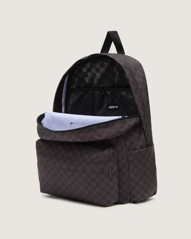 VANS - תיק גב Old Skool Check – V00H4XBA5 – black-charcoal – 3