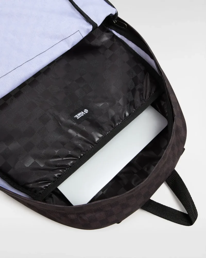 VANS - תיק גב Old Skool Check – V00H4XBA5 – black-charcoal – 4