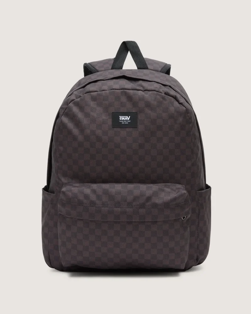 VANS - תיק גב Old Skool Check – V00H4XBA5 – black-charcoal – 1