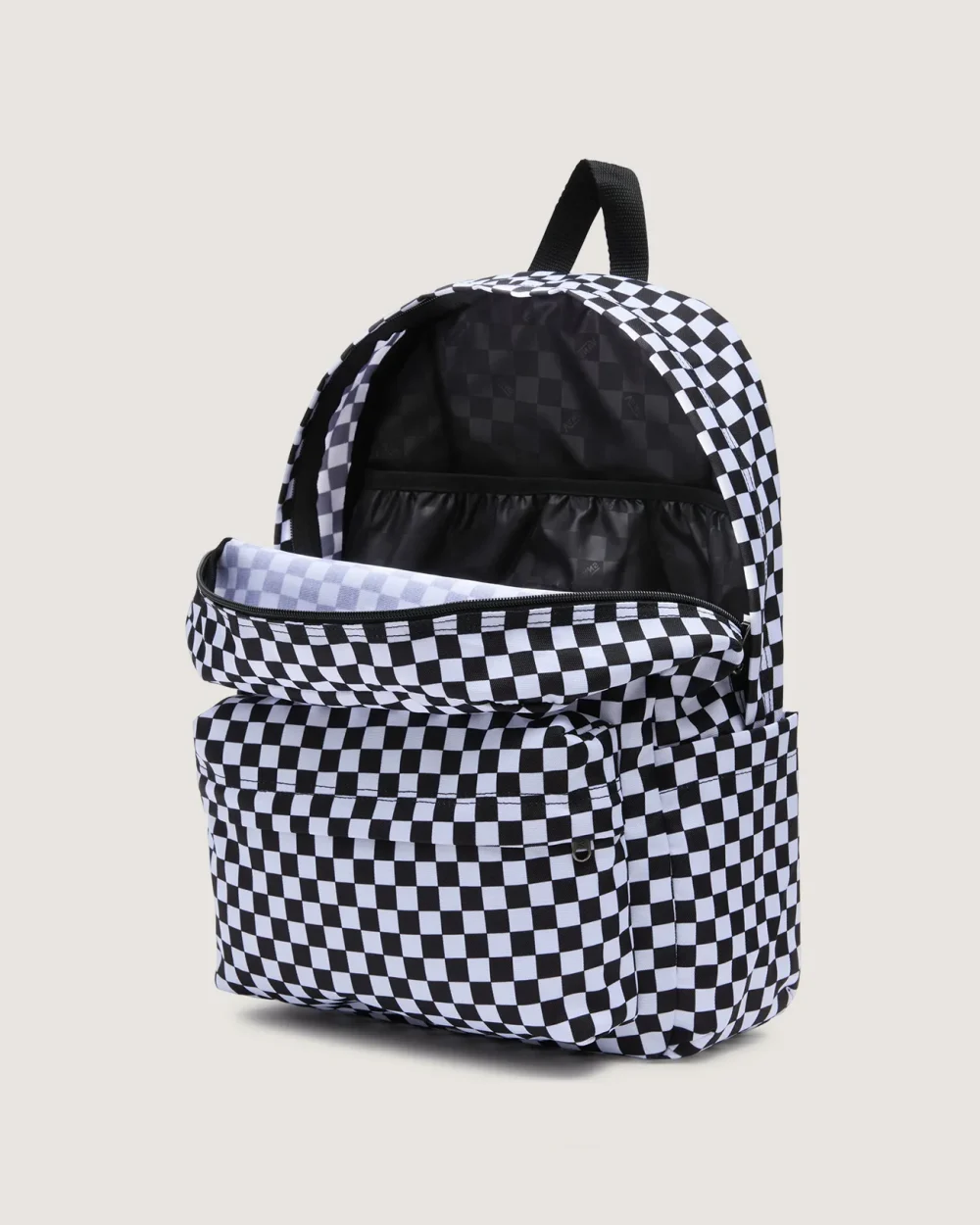 VANS - תיק גב Old Skool Check – V00H4XY28 – black-white – 3