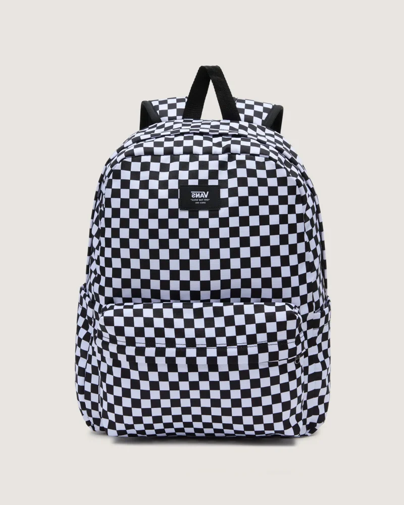 VANS - תיק גב Old Skool Check – V00H4XY28 – black-white – 1