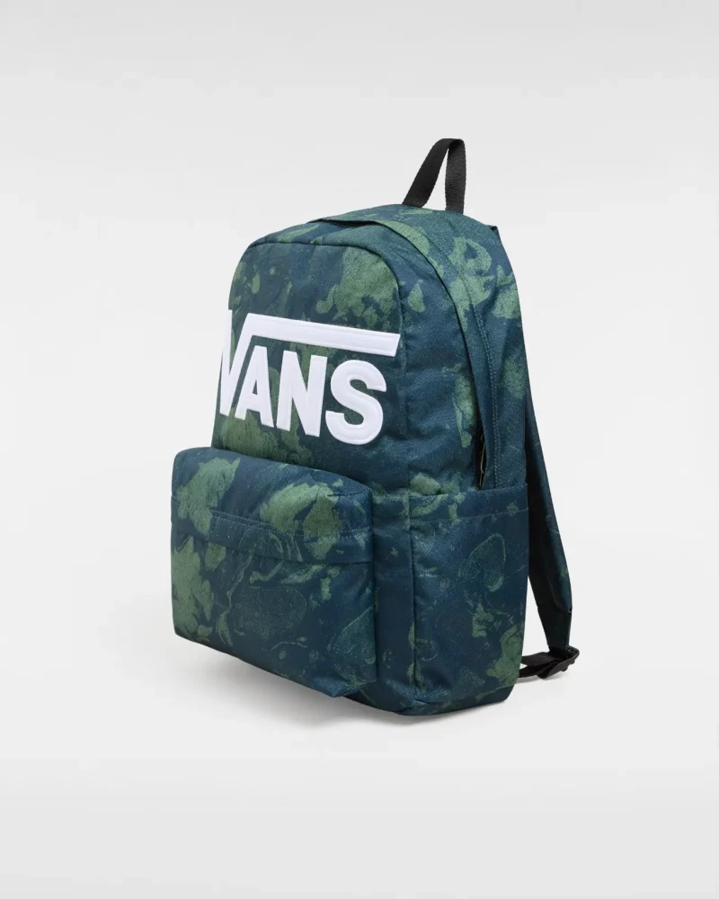 VANS - תיק גב Old Skool Drop V – V00H4ZO7P – dress-blues-dark-forest – 2