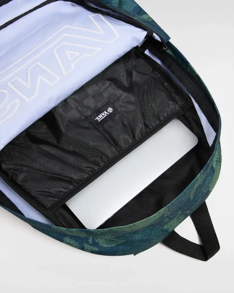 VANS - תיק גב Old Skool Drop V – V00H4ZO7P – dress-blues-dark-forest – 4