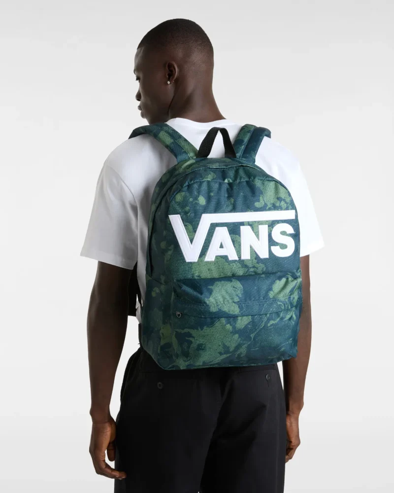 VANS - תיק גב Old Skool Drop V – V00H4ZO7P – dress-blues-dark-forest – 5