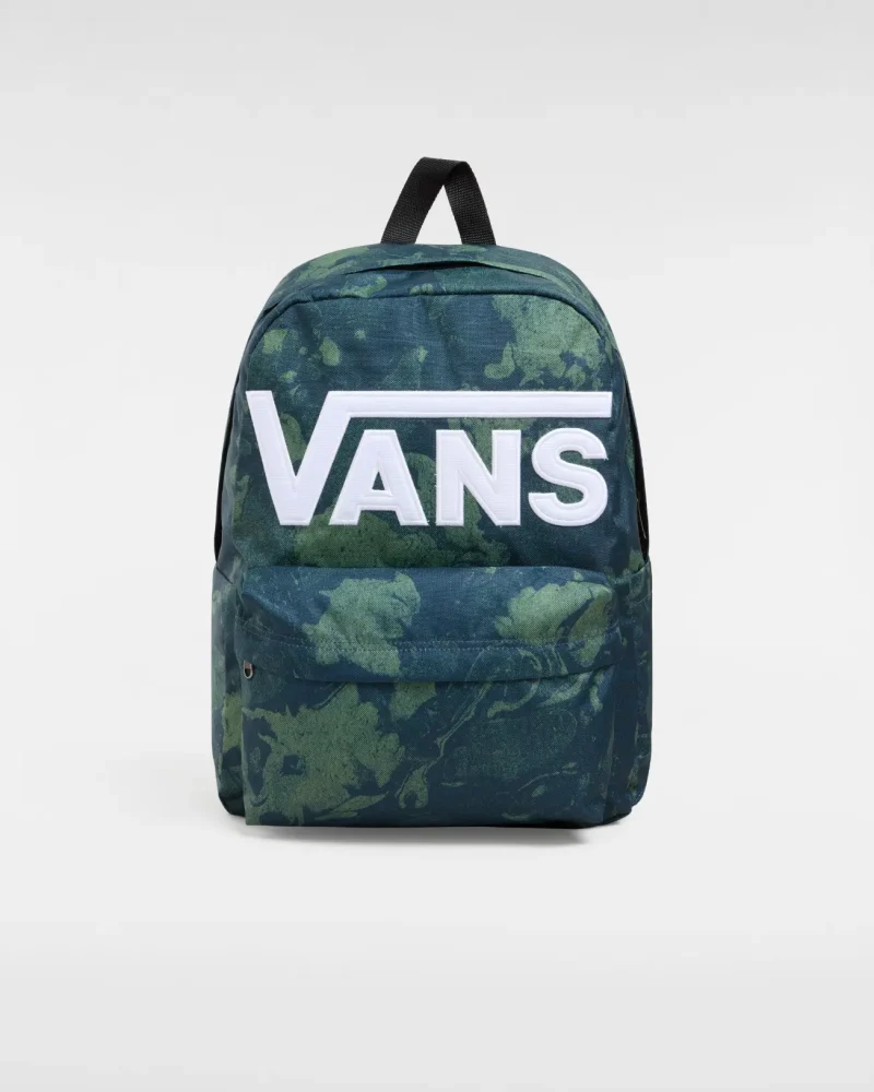 VANS - תיק גב Old Skool Drop V – V00H4ZO7P – dress-blues-dark-forest – 1