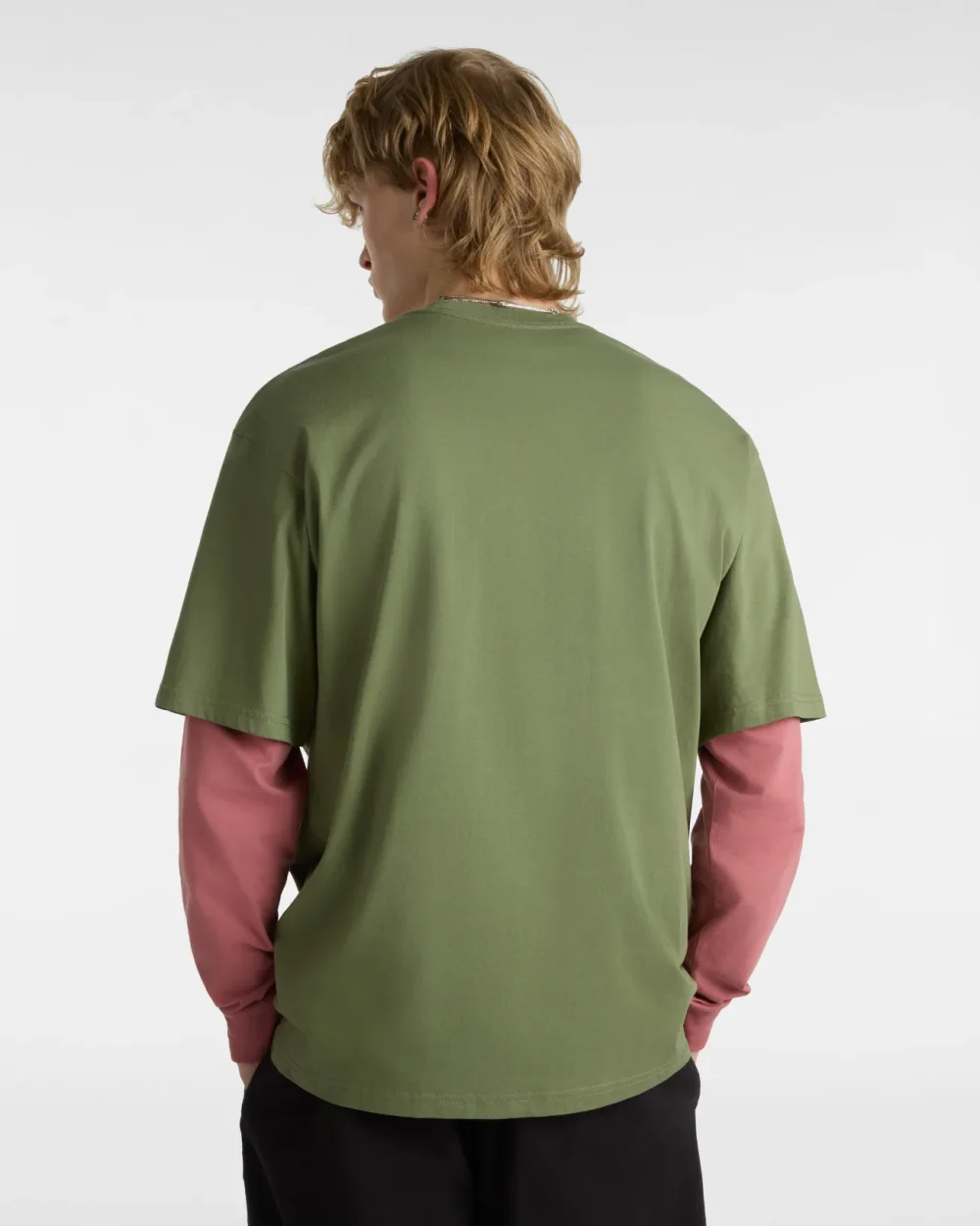 VANS - טי שירט Vans Sport Loose Fit – V00H5HAMB – olivine – 2