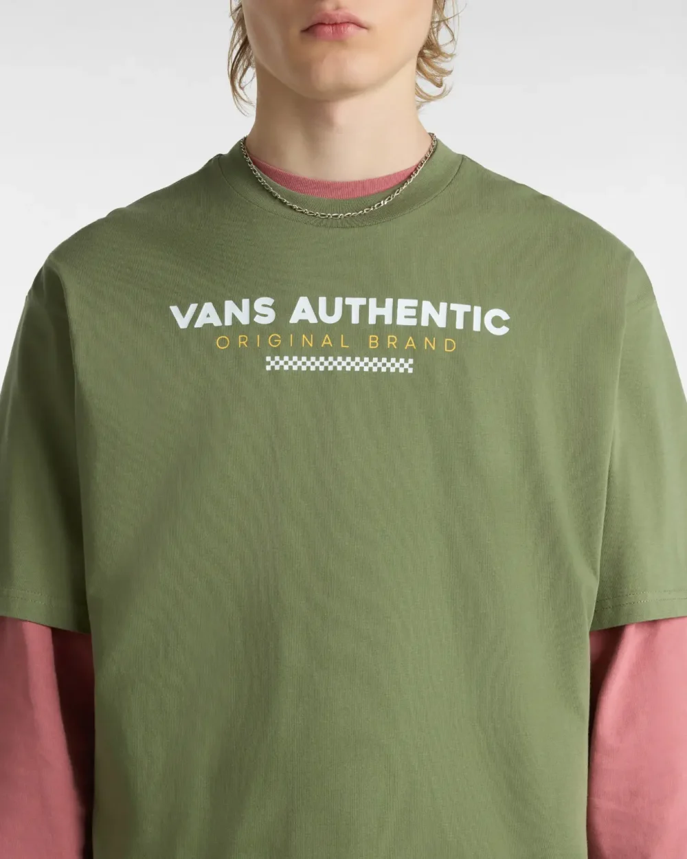 VANS - טי שירט Vans Sport Loose Fit – V00H5HAMB – olivine – 4