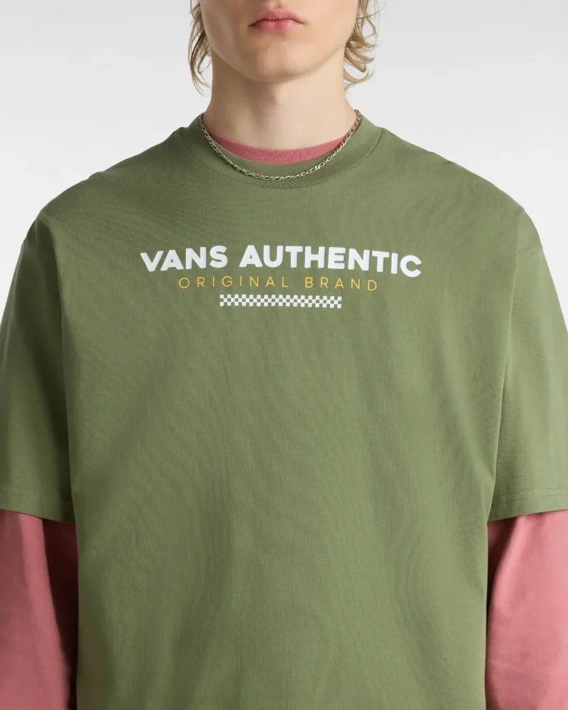 VANS - טי שירט Vans Sport Loose Fit – V00H5HAMB – olivine – 4