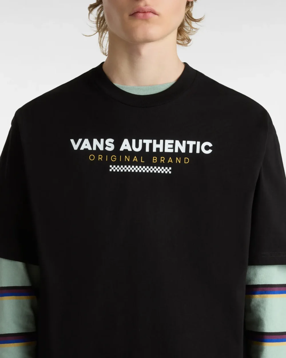 VANS - טי שירט Vans Sport Loose Fit – V00H5HBLK – black – 3