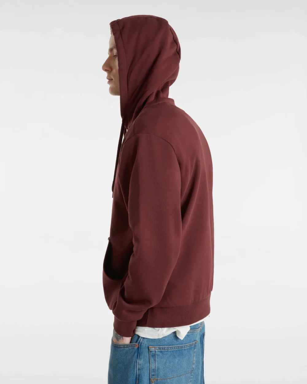 VANS - קפוצ'ון Essential Relaxed – V00H8Z7YO – bitter-chocolate – 4