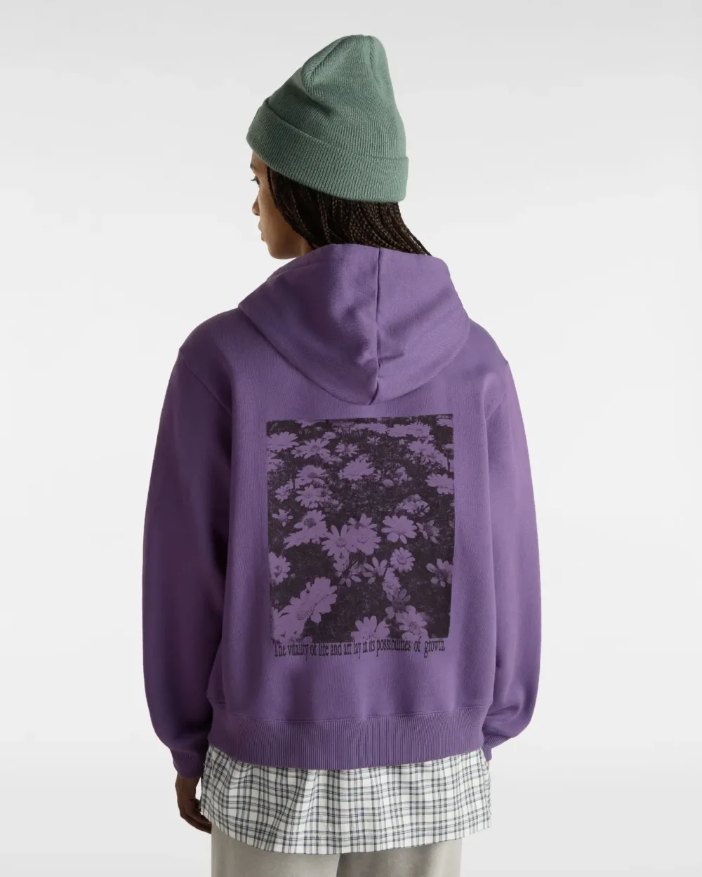 VANS - קפוצ'ון Wellness Blousant Zip – V00HCTCIF – grape-jam – 3