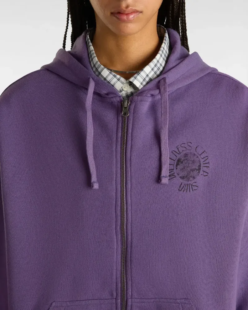 VANS - קפוצ'ון Wellness Blousant Zip – V00HCTCIF – grape-jam – 6