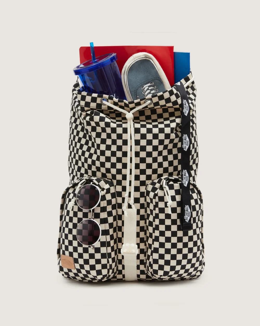 VANS - תיק גב Field Trippin Rucksack – V00HDDY28 – black-white – 1