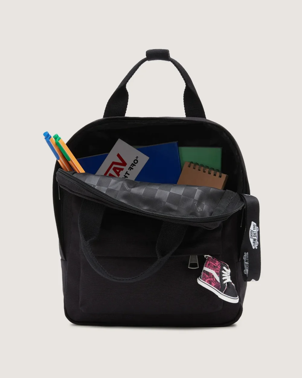 VANS - תיק גב Low Key Mini – V00HDFBLK – black – 1