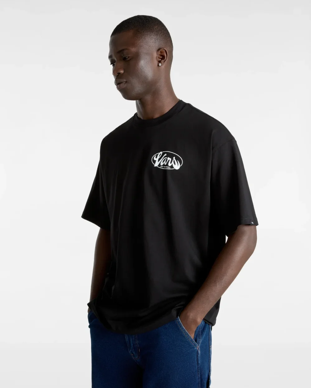 VANS - טי שירט Global Line – V00HFYBLK – black – 2