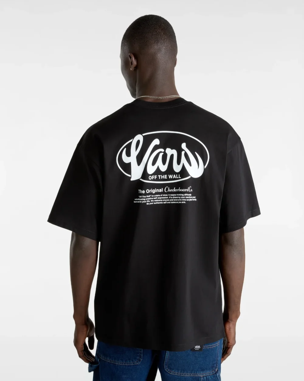 VANS - טי שירט Global Line – V00HFYBLK – black – 3