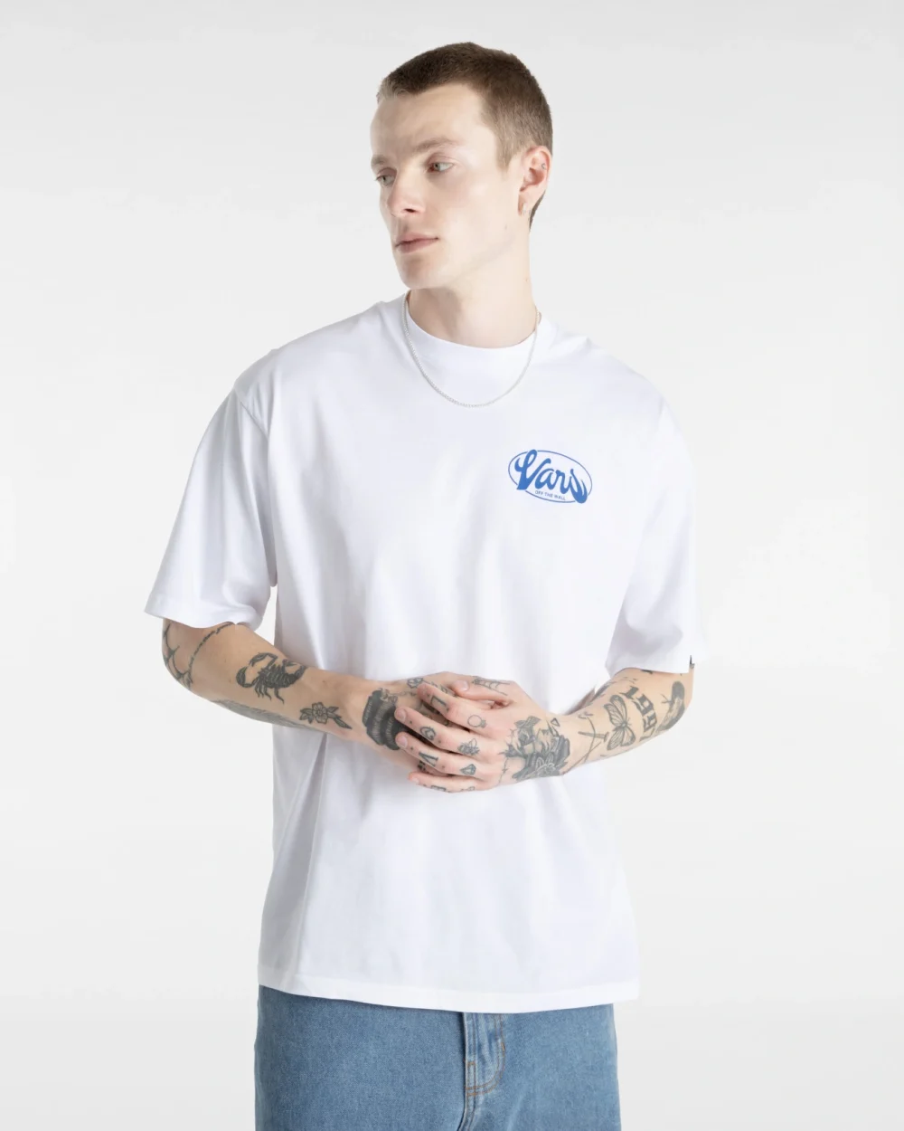 VANS - טי שירט Global Line – V00HFYWHT – white – 2