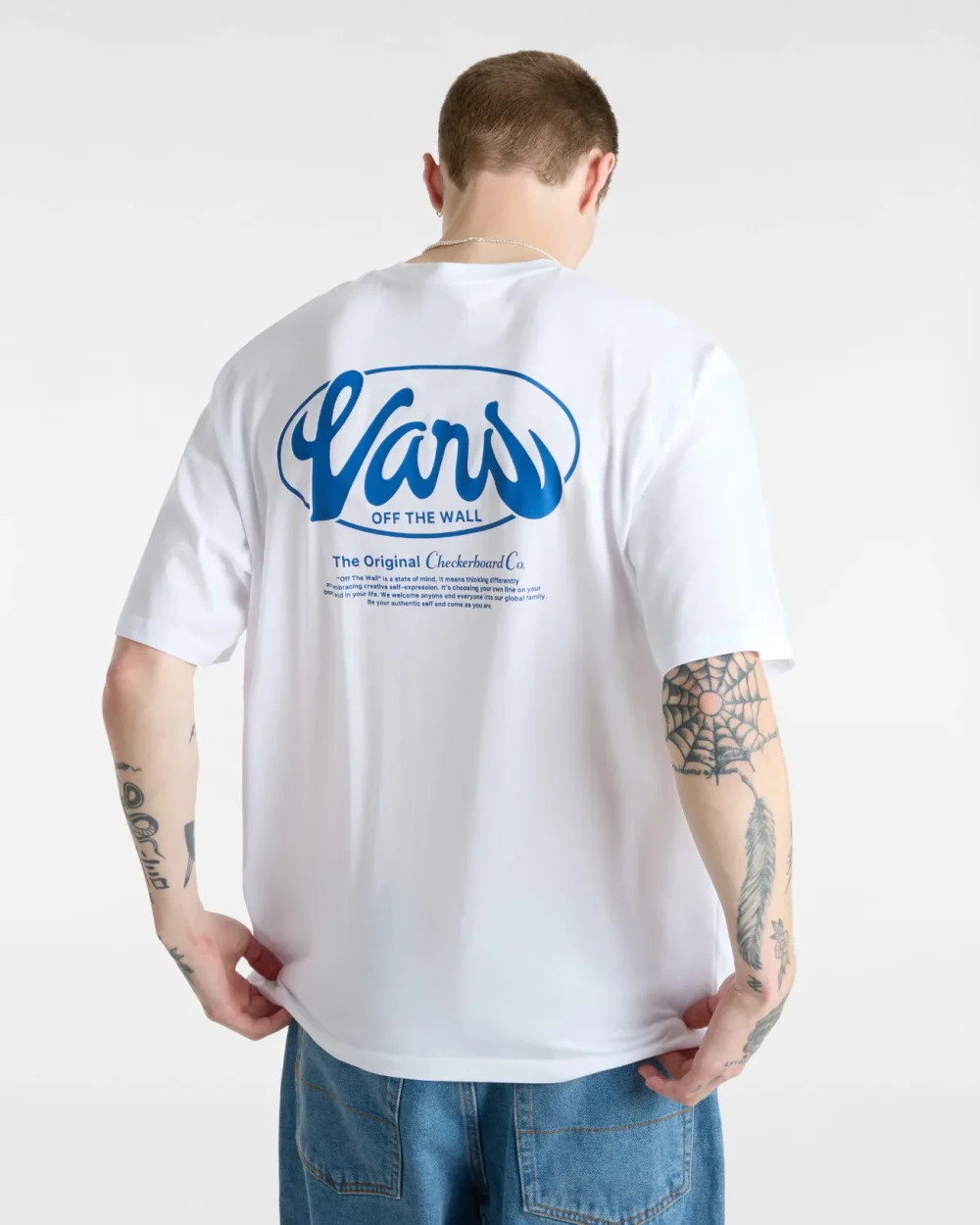 VANS - טי שירט Global Line – V00HFYWHT – white – 3