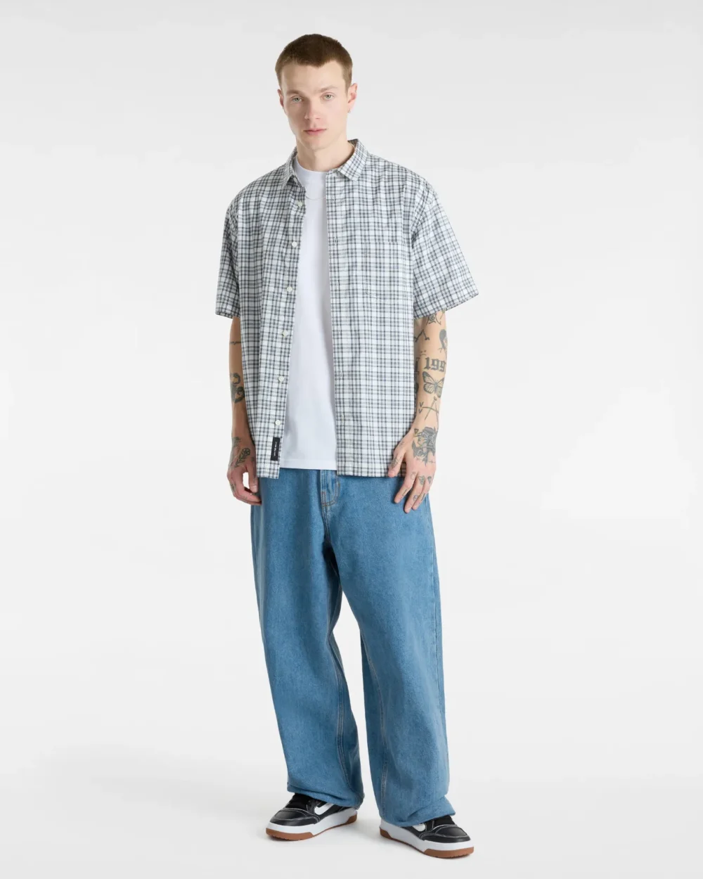 VANS - טי שירט Global Line – V00HFYWHT – white – 4