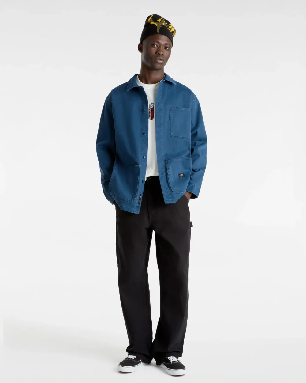 VANS - טי שירט Jump Drive – V00HG5FS8 – marshmallow – 4