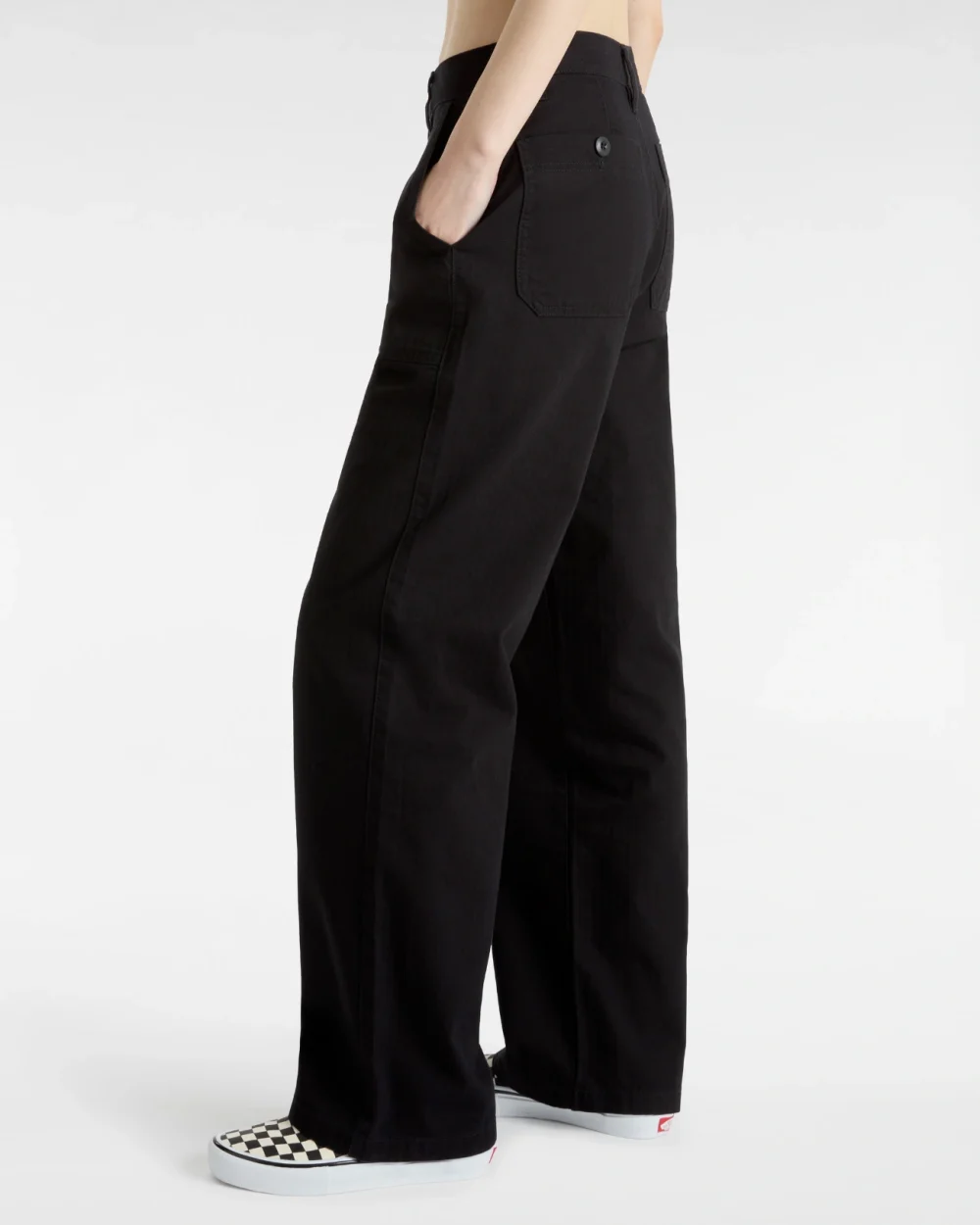 VANS - מכנסיים ארוכים Union Relaxed Carpenter – V00HGJBLK – black – 5