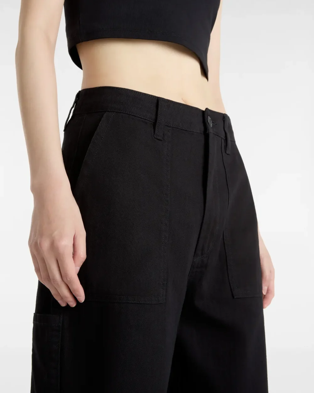 VANS - מכנסיים ארוכים Union Relaxed Carpenter – V00HGJBLK – black – 6