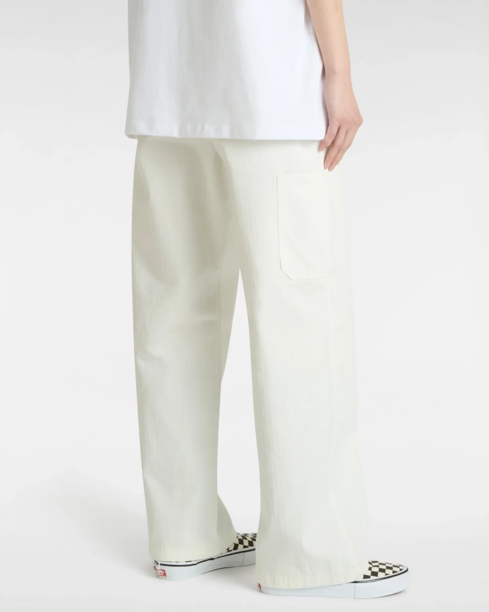 VANS - מכנסיים ארוכים Union Carpenter – V00HGJFS8 – marshmallow – 3