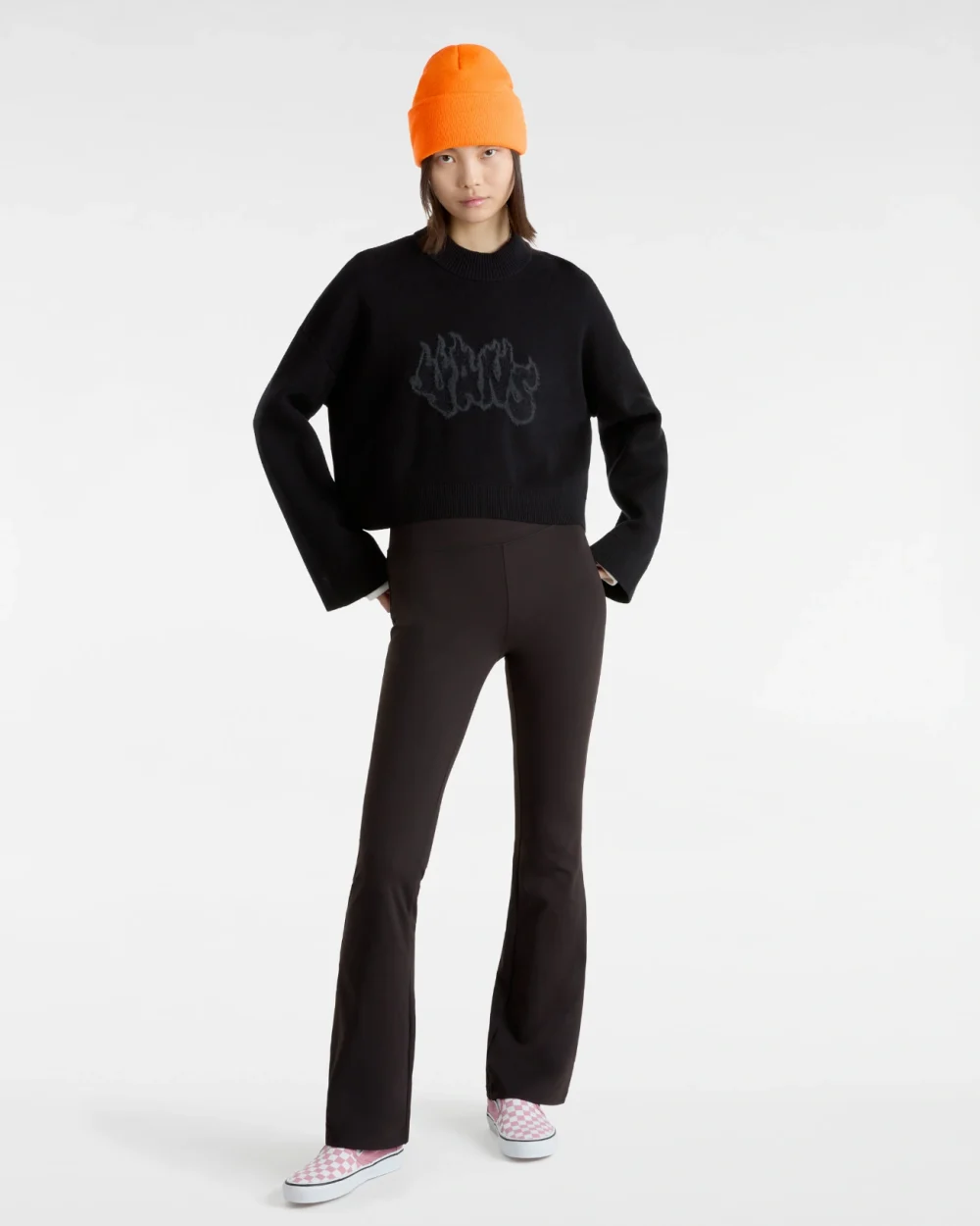 VANS - סווטשירט Cammile Graphic – V00HHZBLK – black – 5