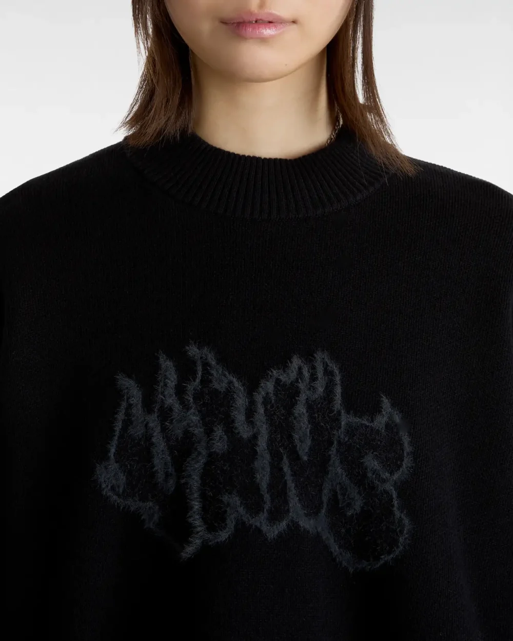 VANS - סווטשירט Cammile Graphic – V00HHZBLK – black – 6