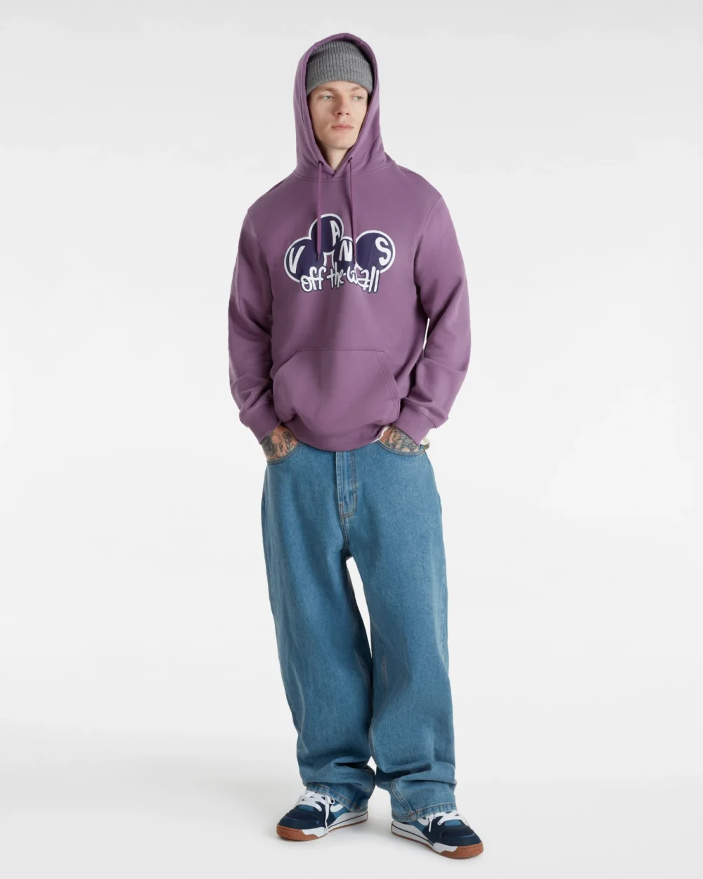 VANS - קפוצ'ון Scuttle – V00HPACIF – grape-jam – 5