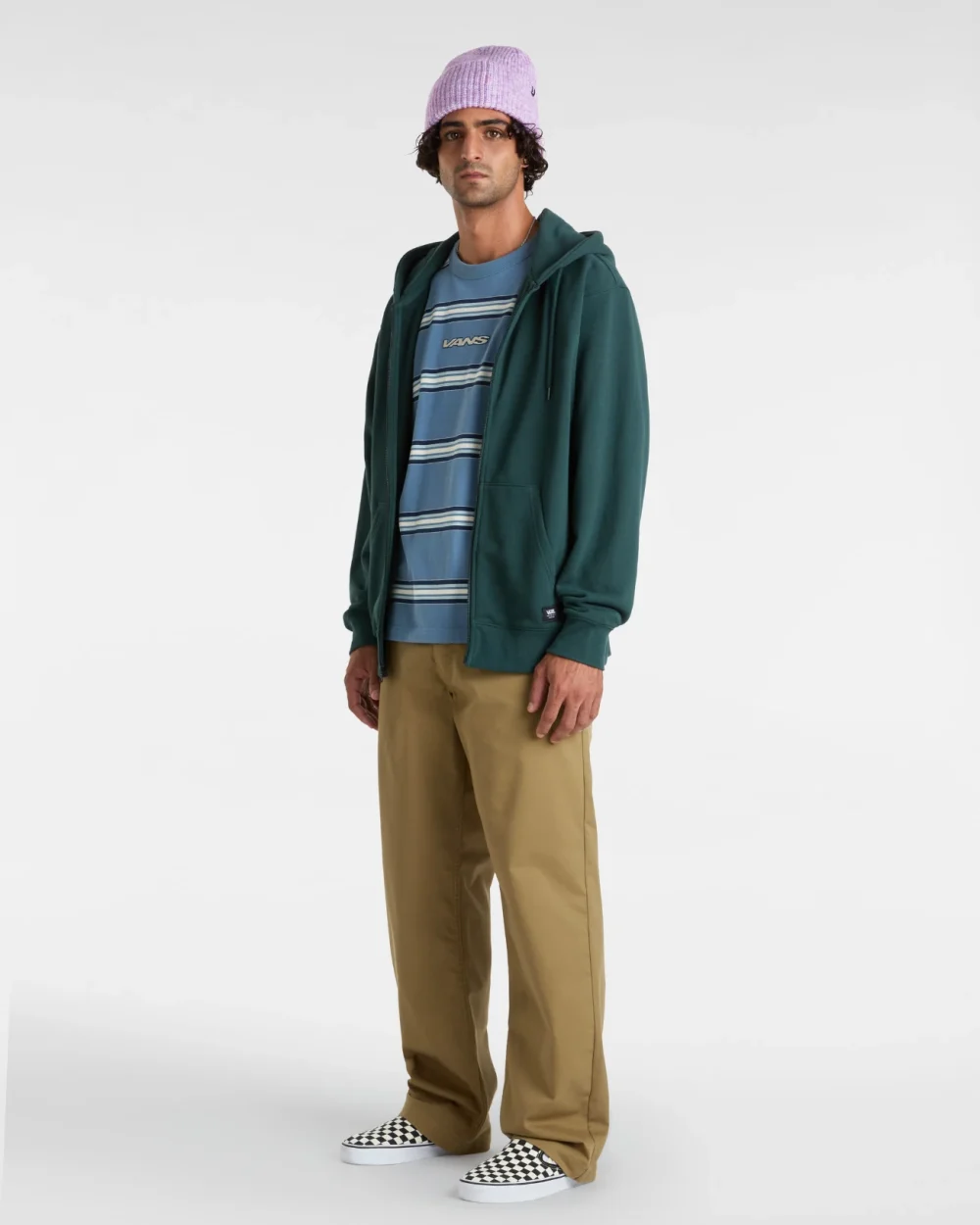 VANS - קפוצ'ון Original Standards Loose Full Zip – V00HPG2LN – green-gables – 2