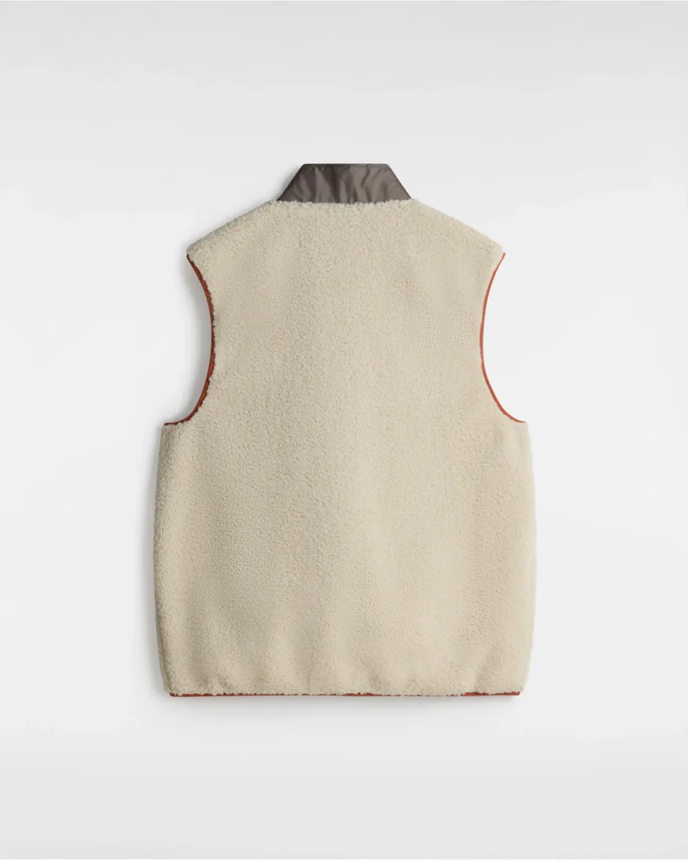 VANS - וסט Trevor Sherpa Full Zip Vest – V00HPNDB8 – oatmeal-bungee-cord – 1