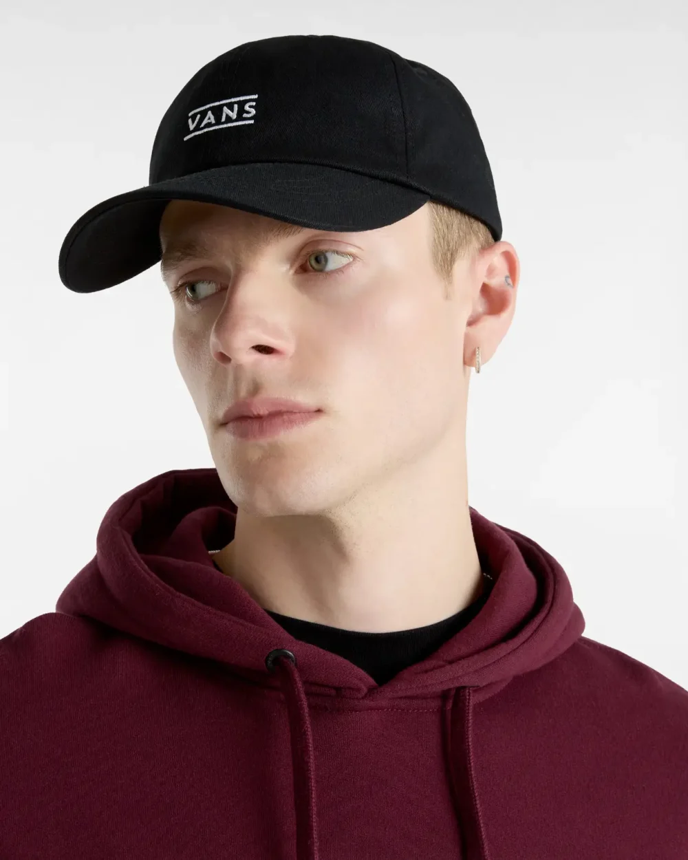 VANS - כובע Half Box Curved Bill Jockey – V00HS6BLK – black – 3